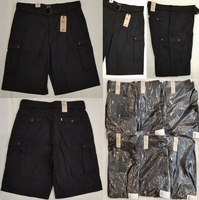 levi's men's snap cargo short