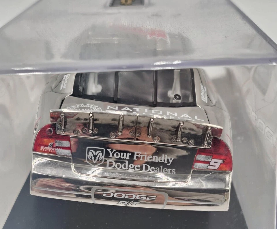 2001 Bill Elliott #9 Dodge Intrepid Race Fans Muhammad Ali 1:24 NASCAR 1 of 624 - Image 3 of 4