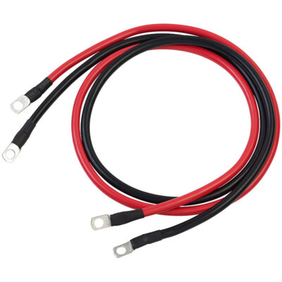 revolt 2er-Set Batteriekabel, je 100 cm, 16 mm², rot/schwarz