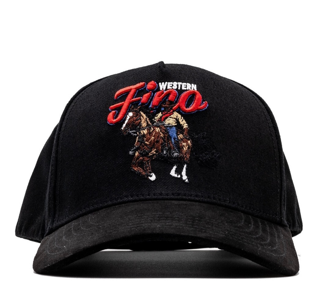 ЧЕРНАЯ ШЛЯПА-БЕЙСБОЛКА GALLO FINO GFFINOWESTERN BLK