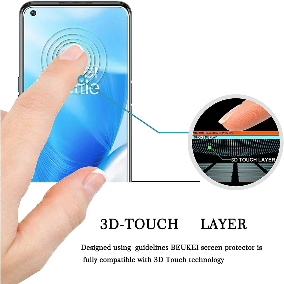 3-Pack Tempered Glass Screen Protector for OnePlus Nord N10 5G / Nord N100 - Image 4 of 4