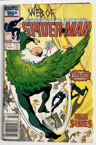 * Web of Spider-man #24 Newsstand Eddie Brock hand cameo Combine Shipping