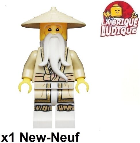 Lego Figurine Minifig ninjago Wu Sensei Master Old Core njo741 New