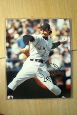 Sparky Lyle Signed 8 x 10 Color Photo Autograph