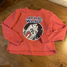 STAR WARS Red Sweatshirt YOUTH Size XXL ALTERED 