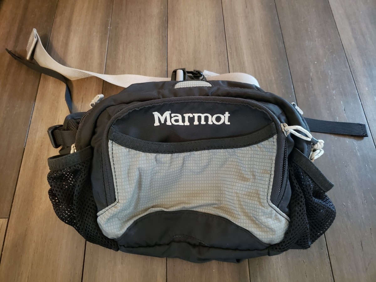 Marmot Black Gray Hiking Fanny Pack RN#78448 CA#32277 | eBay