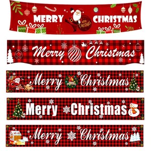 Merry Christmas Banner Christmas Décor For Home Outdoor Noel Ornaments Xmas 2022 | Ebay