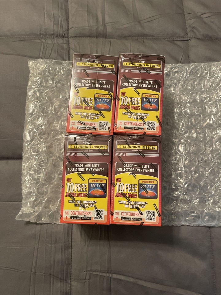 2021 Panini Contenders NFL Fanatics Exclusive Factory Sealed Blaster 4