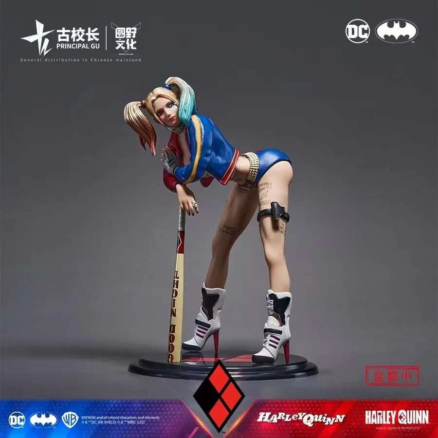 Figurine Harley Quinn Suicide Squad + Motocycle Univers DC Comics officiel GU - Photo 2/4