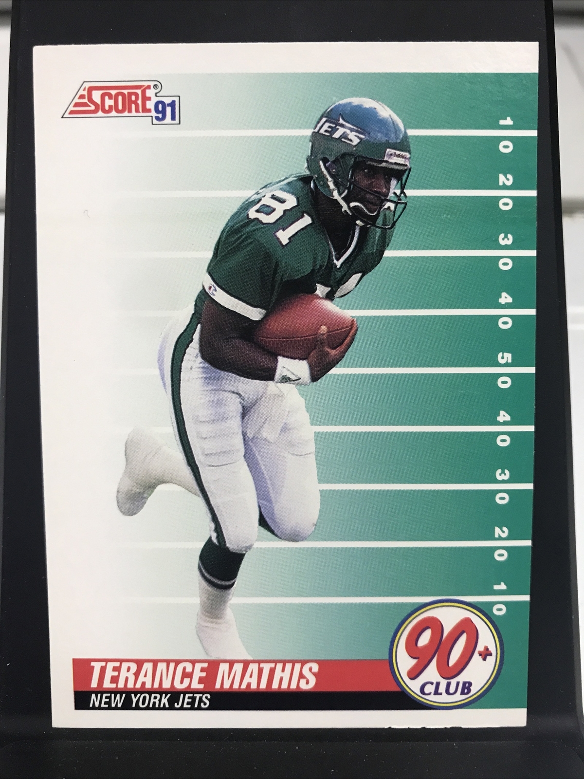 1991 Score Terance Mathis #321 New York Jets RC - 90+ CLUB