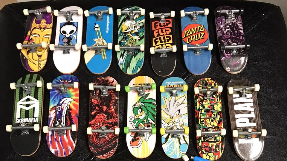 14 Tech Deck Skateboards Finger Boards Sonic Finesse Blind Luan Toys eBay
