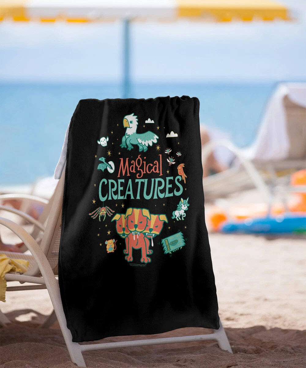 Harry Potter Magical Creatures Officially Licensed Beach Towel 30"x60"