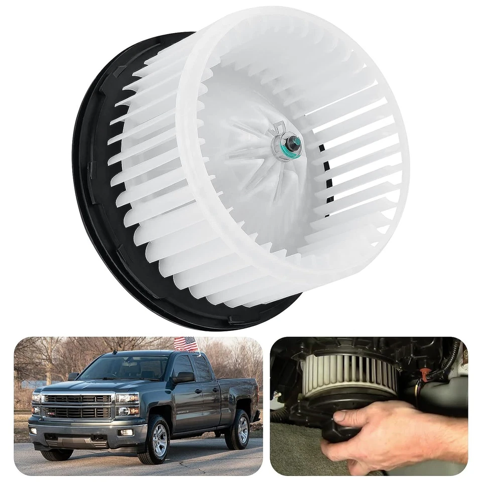 1*Motor soplador de calefacción 700164 con jaula de ventilador para Chevrolet Silverado 3500 2007 Foto 3 de 4