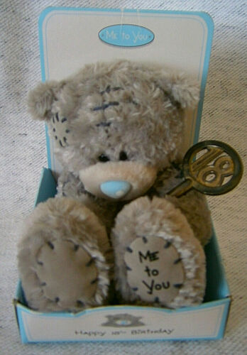 Me to You Tatty Teddy Bear "Happy 18th Birthday" 12cm New Plush Soft Toy Gift - Photo 1/7