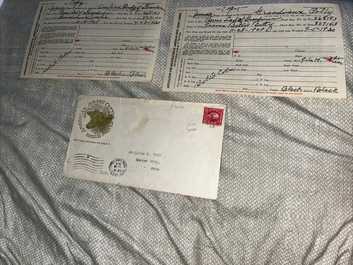 2 Vintage 1930 Applications for Registration: The American Jersey Cattle Club