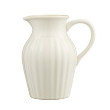 Kanne MYNTE Butter Cream weiß Krug 1,7l Geschirr im Landhaussstil von IB LAURSEN