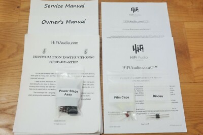 Heathkit HP-13 HP-13A restoration kit service recap capacitor fix rebuild