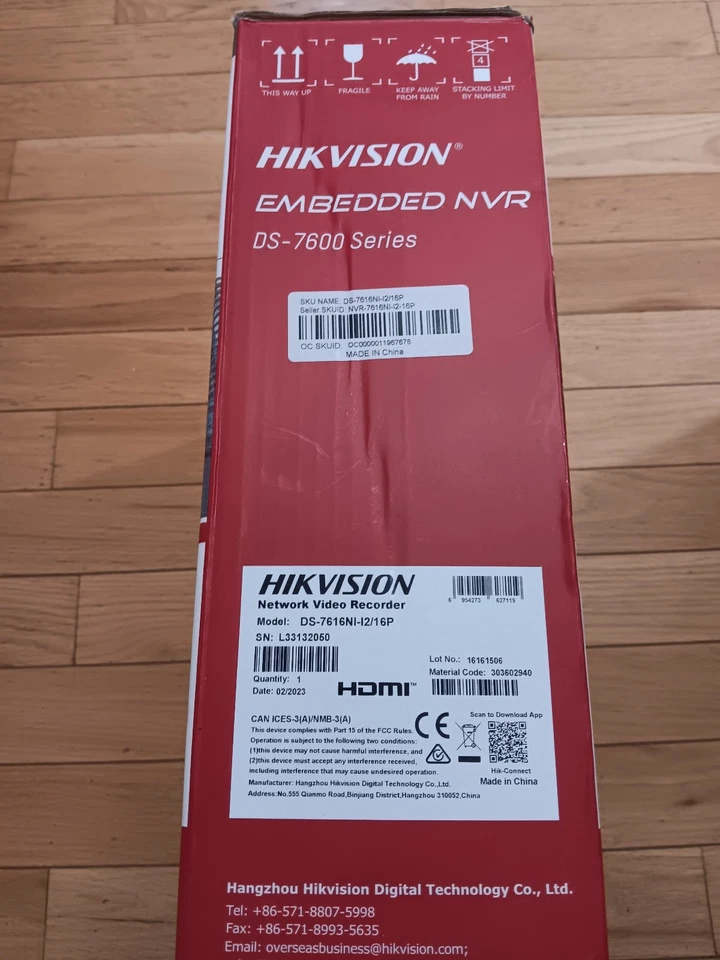 HlKVISION DS-7600 Series NVR - DS-7616NI-I2/16P - Image 2 of 4