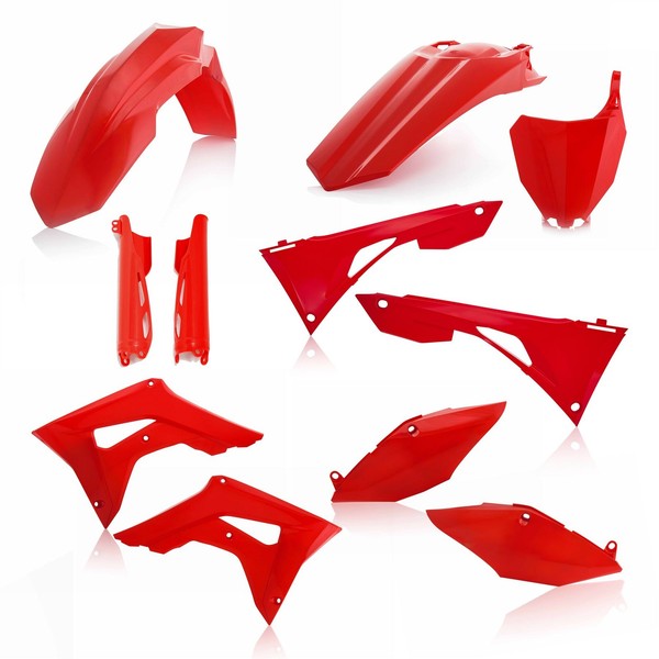 Acerbis VollstäNdiger Kunststoff Satz Rot 0023617.110 FüR Honda CRF-image