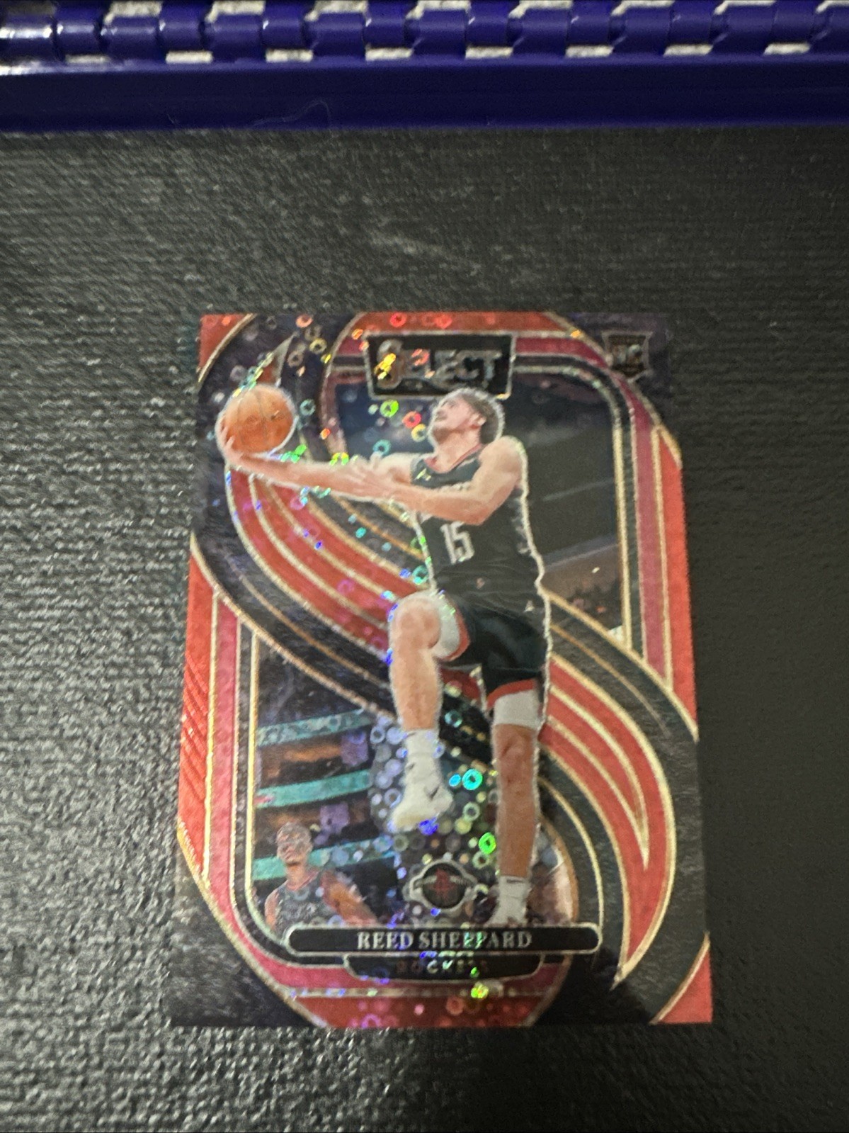 2024-25 Panini Select Premier Level Reed Sheppard Red Disco Prizm /49 (RC)