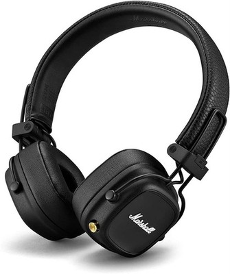 Marshall Major IV On Ear Bluetooth Kopfhörer Kabelloser Ohrhörer Faltbar Schwarz