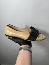 Vintage luxury Miu Miu leather ballet flats Size 37.5