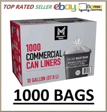 Member's Mark 10 Gallon Commercial Trash Bags (1000 Bags)