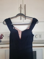 Womens Windsor Size 3 Formal Gown Floor Length Navy &  Pink Satin