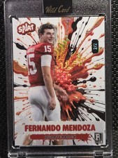 Sealed Splat Fernando Mendoza Rookie Serial Numbered #15 2026 Football Card
