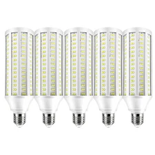 600W Eq LED Corn Light Bulb 6000K 60W White E26/E27 for Garage Warehouse Factory