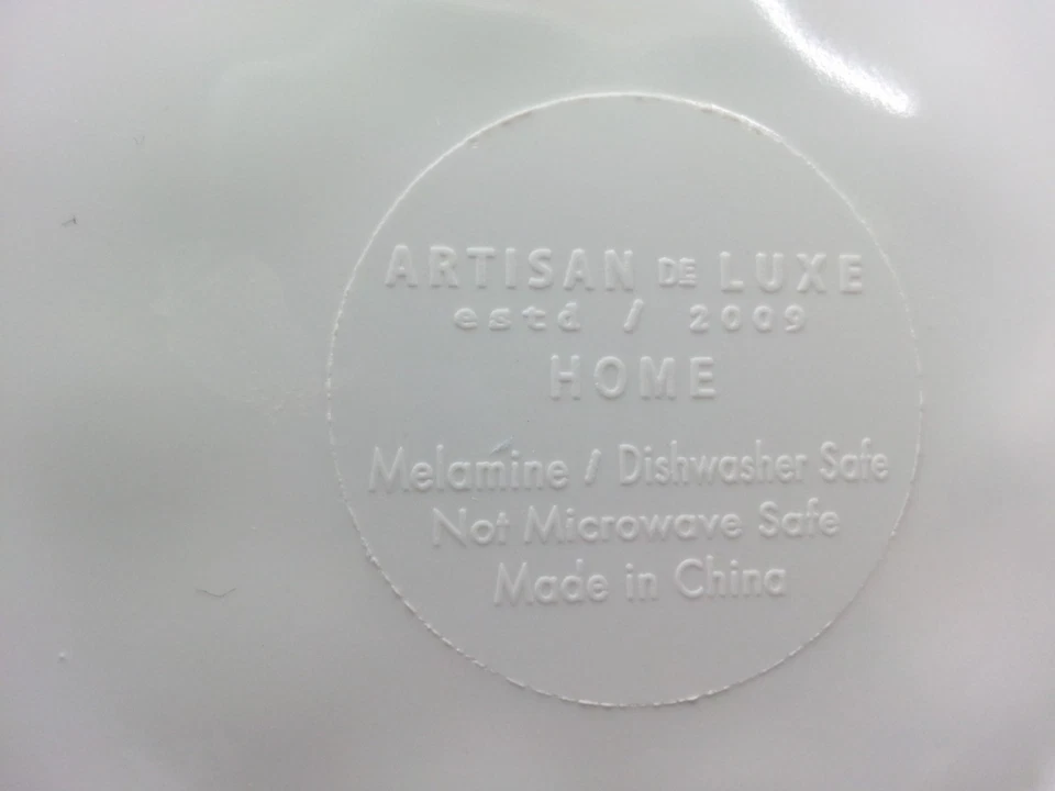 4 件 Artisan De Luxe 三聚氰胺室内室外 8 英寸汤沙拉碗蓝色 — 第 4/4 张图片