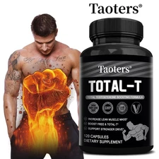 TOTAL-T - Testosteron Booster for Men, Improve Muscle Strength-FOR MEN WOMEN