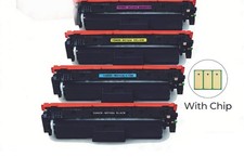 4PK Toner Compatible with Canon 055 Color imageCLASS MF741CDW MF743CDW MF745Cdw