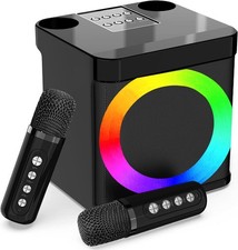 Karaoke con microfono,Karaoke professionale completo, Bluetooth cassa con mic...