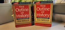 The Outline of History H.G. Wells 1949 HC with dust jackets