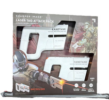 Sharper Image Laser Tag Attack Pack Handtank 2-Player Set Ages 8