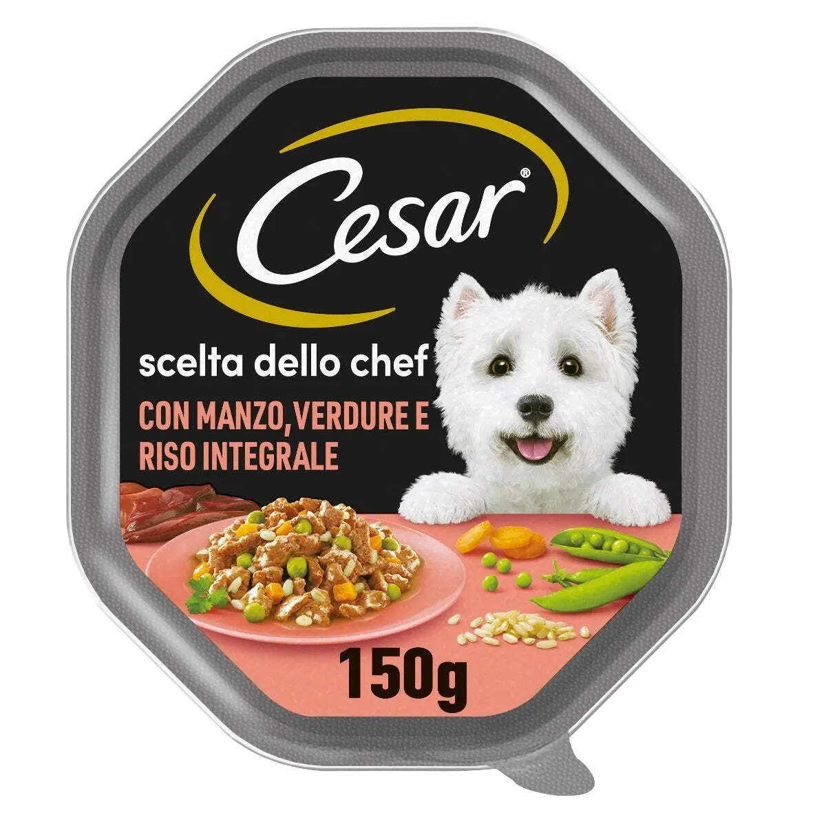 CESAR SCELTA DELLO CHEF CON MANZO VERDURE E RISO INTEGRALE 150 GR