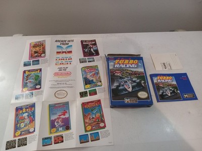 Used Empty Turbo Racing NES Cartridge Box Only No Game