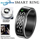 R13 Smart Ring HD Display Heart Rate Monitor 5ATM Waterproof Men Women
