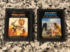 Lot Of 2 Atari 2600 Games - Warlord & Defender - Untested - Free Shipping