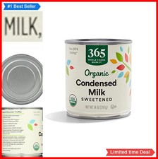 Organic Sweetened Condensed Milk 14 Ounce Can Kosher USDA Organic Dairy Baking
