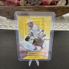 Upper Deck Credentials Anze Kopitar #35 Yellow /299 Los Angeles Kings NHL