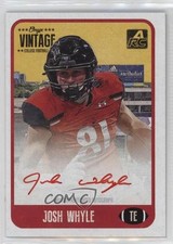 2021 Onyx Vintage College Auto Red Ink /25 Josh Whyle #CAJW Auto 2qw