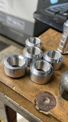 M12 x 1,5 Aluminium Innengewinde zum Anschweißspund Flansch Wassersensor Sendergewinde UK
