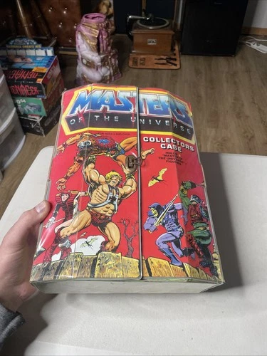 Vintage He-Man Masters Universe Collector’s figure Carrying Case 1984 40700 MOTU