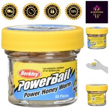 Irresistible PowerBait Power Honey Worm 1in - For Crappie, Perch, Bluegill