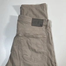 AG Adriano Goldschmied Jeans 35x34 Graduate Tailored Stretch Beige