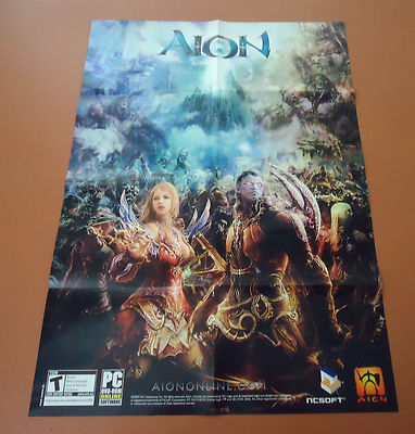 Aion / Elysea Double Sided Folded Poster / Map NEW | eBay