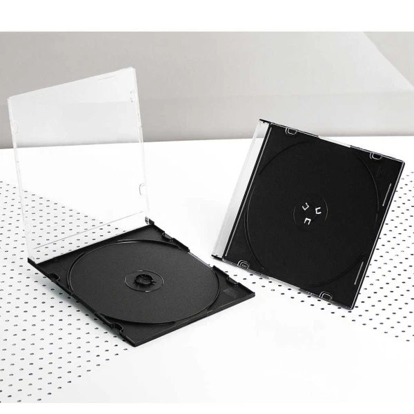 MEDIARANGE 50 CUSTODIE SLIM CASE SLIMCASE per CD DVD -R PER verbatim custodia 555440 ECON