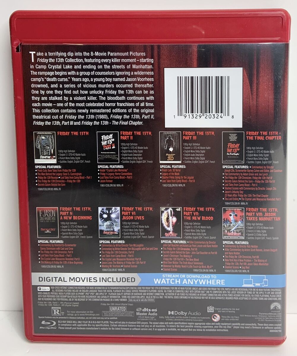 Friday the 13th: 8-Movie Collection (DVD)